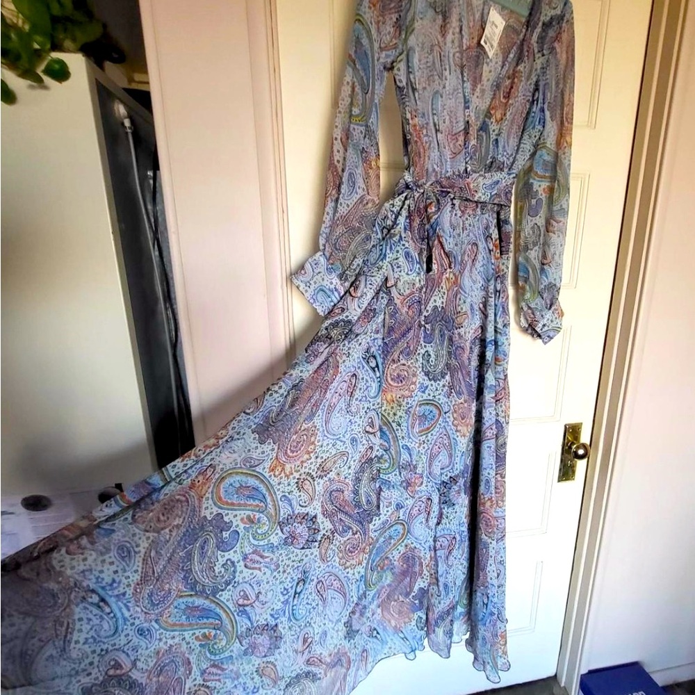 SPY EXCHANGE NWT Elegant Paisley Maxi Dress